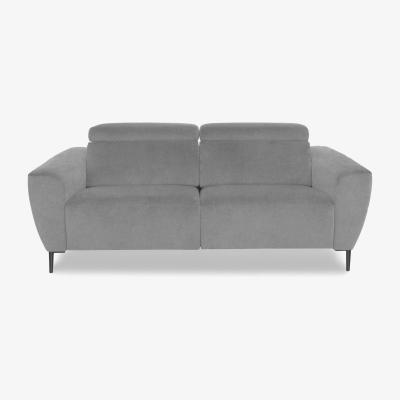 Furniture Village Nicoletti Italia - Milano 2.5 Seater Fabric Sofa - Fuente Ash
