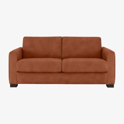 Furniture Village Nicoletti - Alcova 2.5 Seater Fabric Sofa with Box Arms - Brown