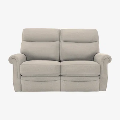 Furniture Village G Plan - Avon 2 Seater Fabric Manual Recliner Sofa - Nebular Pebble