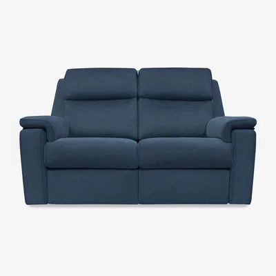 Furniture Village G Plan - Thornbury 2 Seater Fabric Sofa - No Recliner - Stingray Indigo