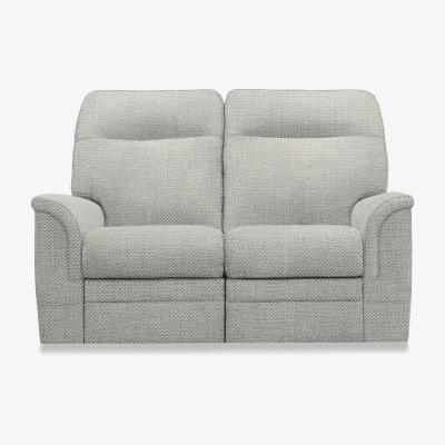 Furniture Village Parker Knoll - Hudson 23 Fabric 2 Seater Power Recliner Sofa with Headrests and Power Lumbar - Dobby Mist