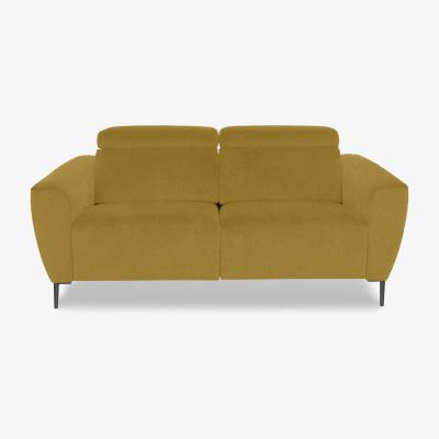 Furniture Village Nicoletti Italia - Milano 2 Seater Fabric Sofa - Coupe Giallo