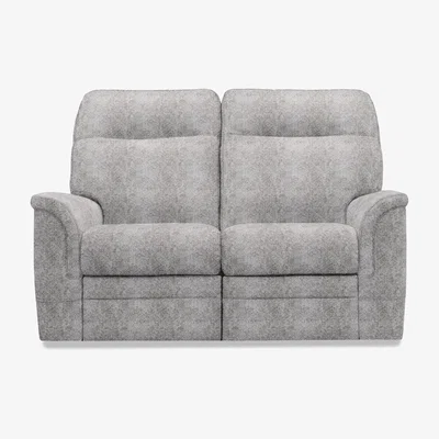 Furniture Village Parker Knoll - Hudson 23 Fabric 2 Seater Power Recliner Sofa with Headrests and Power Lumbar - Slate
