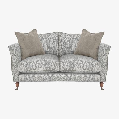 Furniture Village Boutique Chatterley 2 Seater Sofa with Knole Arms - Canopy Ivory with Walnut Castor