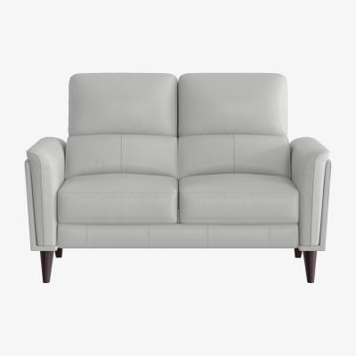 Furniture Village Compact Collection Klein 2 Seater NC Leather Sofa - Grey