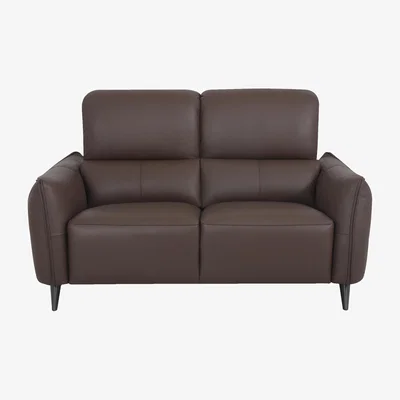 Furniture Village Domicil - Maddox 2 Seater Leather Sofa - NN Cacao Brown
