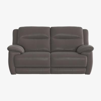 Furniture Village Touch 2 Seater Heavy Duty Fabric Power Recliner Sofa with USB Ports - Only One Left! - Grey