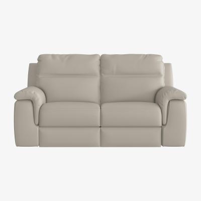Furniture Village Nicoletti - Paolo 2 Seater Leather Power Recliner Sofa - Grey