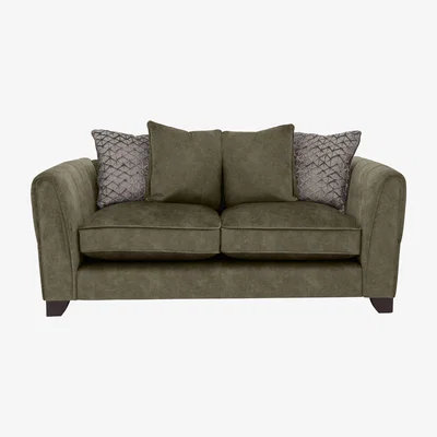 Furniture Village Ariana 2 Seater Fabric Pillow Back Sofa - Sage