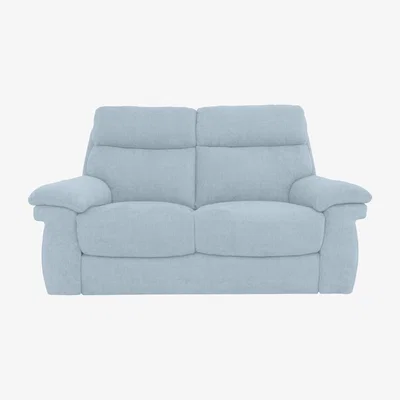 Furniture Village Comfort Story - Serene 2 Seater Fabric Sofa - Baby Blue