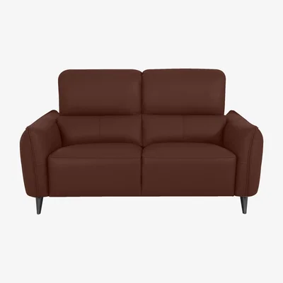 Furniture Village Domicil - Maddox 2.5 Seater Leather Sofa - NN Saddle Brown