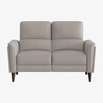Furniture Village Compact Collection Klein 2 Seater Fabric Power Recliner Sofa with Telescopic Headrests - Dove