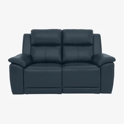 Furniture Village Utah 2 Seater Leather Power Recliner Sofa