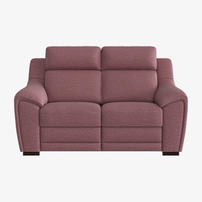 Furniture Village Nicoletti - Tosca 2 Seater Fabric Recliner Sofa with Power Headrests - Red