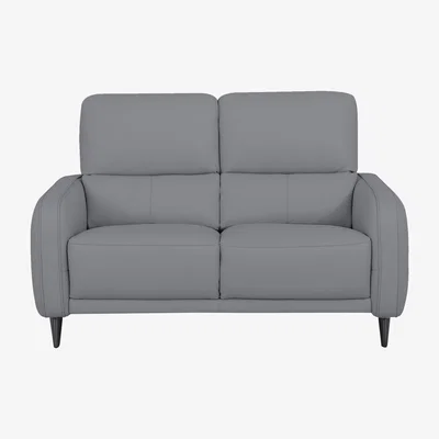 Furniture Village Domicil - Logan 2 Seater Leather Sofa - NP Paloma Grey