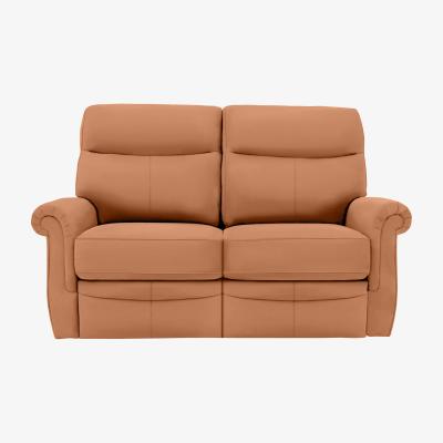 Furniture Village G Plan - Avon 2 Seater Leather Manual Recliner Sofa - Texas Tan