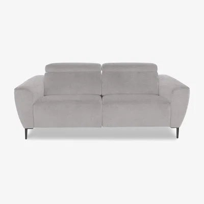 Furniture Village Nicoletti Italia - Milano 2.5 Seater Fabric Sofa - Fuente Cement