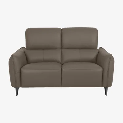 Furniture Village Domicil - Maddox 2 Seater Leather Power Recliner Sofa - NN Pine Bark