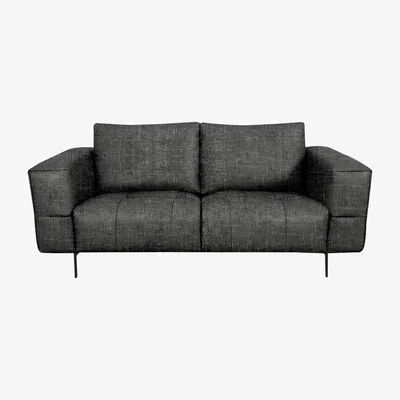 Furniture Village Domicil - Lawson 2 Seater Fabric Sofa - Gunmetal