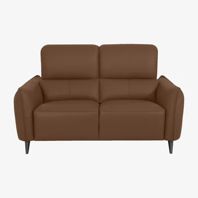 Furniture Village Domicil - Maddox 2 Seater Leather Sofa - NP Caramel