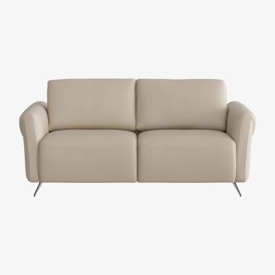 Furniture Village Nicoletti - Bella 2 Seater Leather Recliner Sofa - Grey