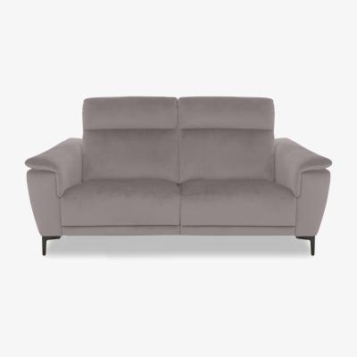 Furniture Village Nicoletti Italia - Amalfi 2 Seater Fabric Sofa - Selma Grigio