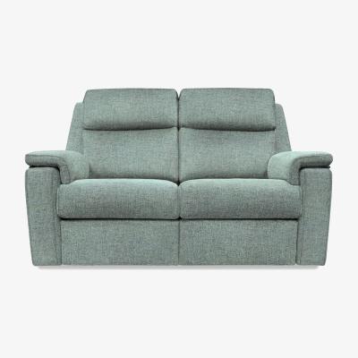 Furniture Village G Plan - Thornbury 2 Seater Fabric Power Recliner Sofa - Dapple Kingfisher