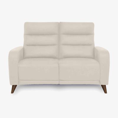 Furniture Village Quinn 2 Seater Fabric Sofa - Velvet White
