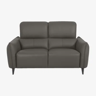Furniture Village Domicil - Maddox 2 Seater Leather Sofa - NP Elephant Grey
