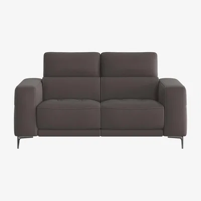Furniture Village Adama 2 Seater Fabric Power Recliner Sofa with Telescopic Headrests - Grey