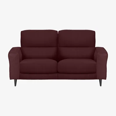 Furniture Village Axel 2 Seater NC Leather Power Recliner Sofa - NC Deep Red