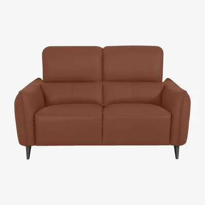 Furniture Village Domicil - Maddox 2 Seater Leather Sofa - NN Cognac
