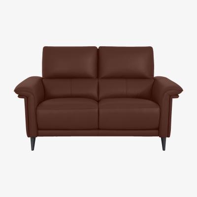 Furniture Village Domicil - Huxley 2 Seater Leather Sofa - NN Saddle Brown