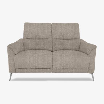 Furniture Village Daytona 2 Seater Fabric Power Recliner Sofa - Anivia Khaki