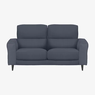 Furniture Village Axel 2 Seater NC Leather Sofa - NC Ocean Blue