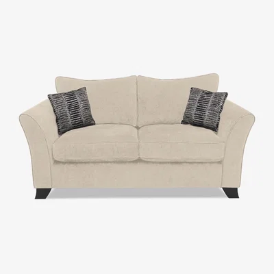 Furniture Village Stellar 2 Seater Classic Back Sofa - Bolero Eggshell Self