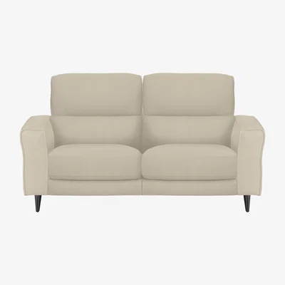 Furniture Village Axel 2 Seater NC Leather Power Recliner Sofa - NC Bisque