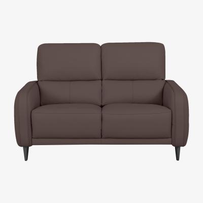 Furniture Village Domicil - Logan 2 Seater Leather Sofa - NP Cacao Brown