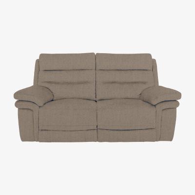 Furniture Village Berlin 2 Seater Fabric Power Recliner Sofa - Rosy Taupe
