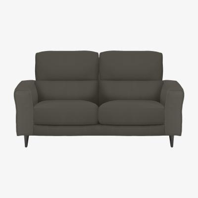 Furniture Village Axel 2 Seater HW Leather Sofa - Elephant