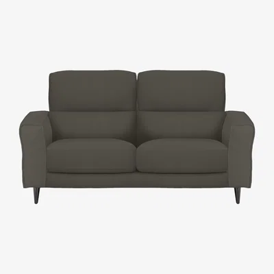 Furniture Village Axel 2 Seater HW Leather Sofa - Elephant