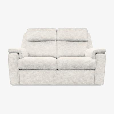 Furniture Village G Plan - Thornbury 2 Seater Fabric Power Recliner Sofa - Rush Cream