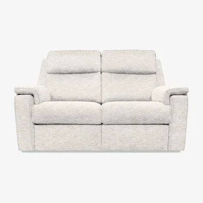 Furniture Village G Plan - Thornbury 2 Seater Fabric Power Recliner Sofa - Rush Cream