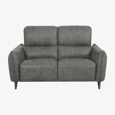 Furniture Village Domicil - Maddox 2 Seater Fabric Power Recliner Sofa - Ash