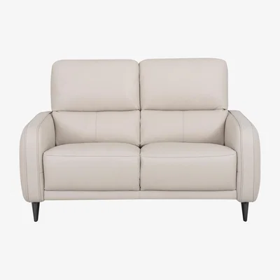 Furniture Village Domicil - Logan 2 Seater Leather Sofa - NN Frost