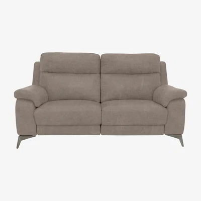 Furniture Village Missouri 2 Seater Fabric Power Recliner Sofa - Grey