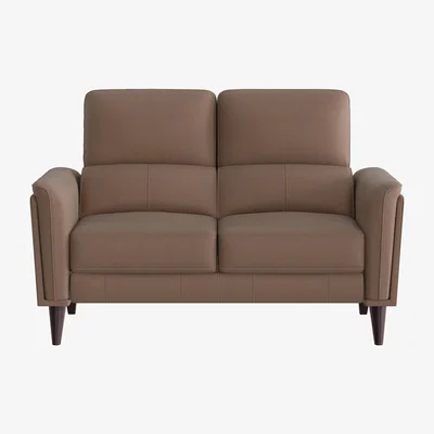 Furniture Village Compact Collection Klein 2 Seater Fabric Sofa - Tobacco