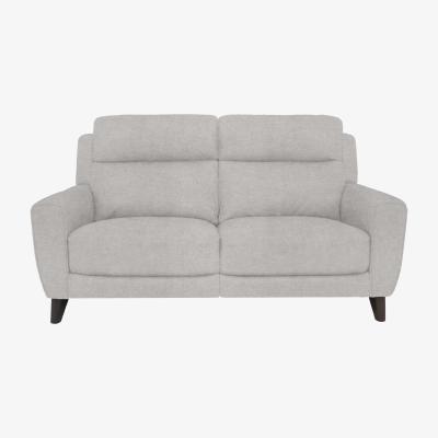 Furniture Village Comfort Story - Zen 2 Seater Fabric Power Recliner Sofa with Headrests - R23 Silver Grey