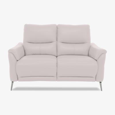 Furniture Village Daytona 2 Seater Leather Power Recliner Sofa - Cotton
