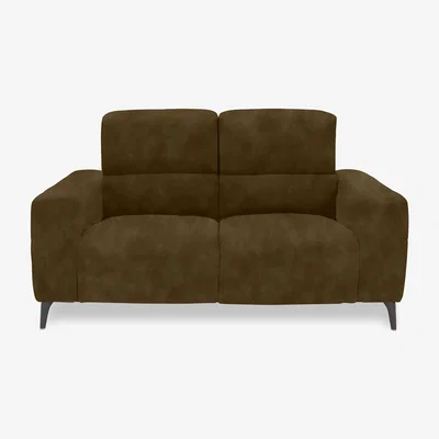 Furniture Village New York 2 Seater Fabric Sofa - Ginger Snap